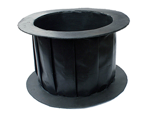 Double flange circular expansion joint